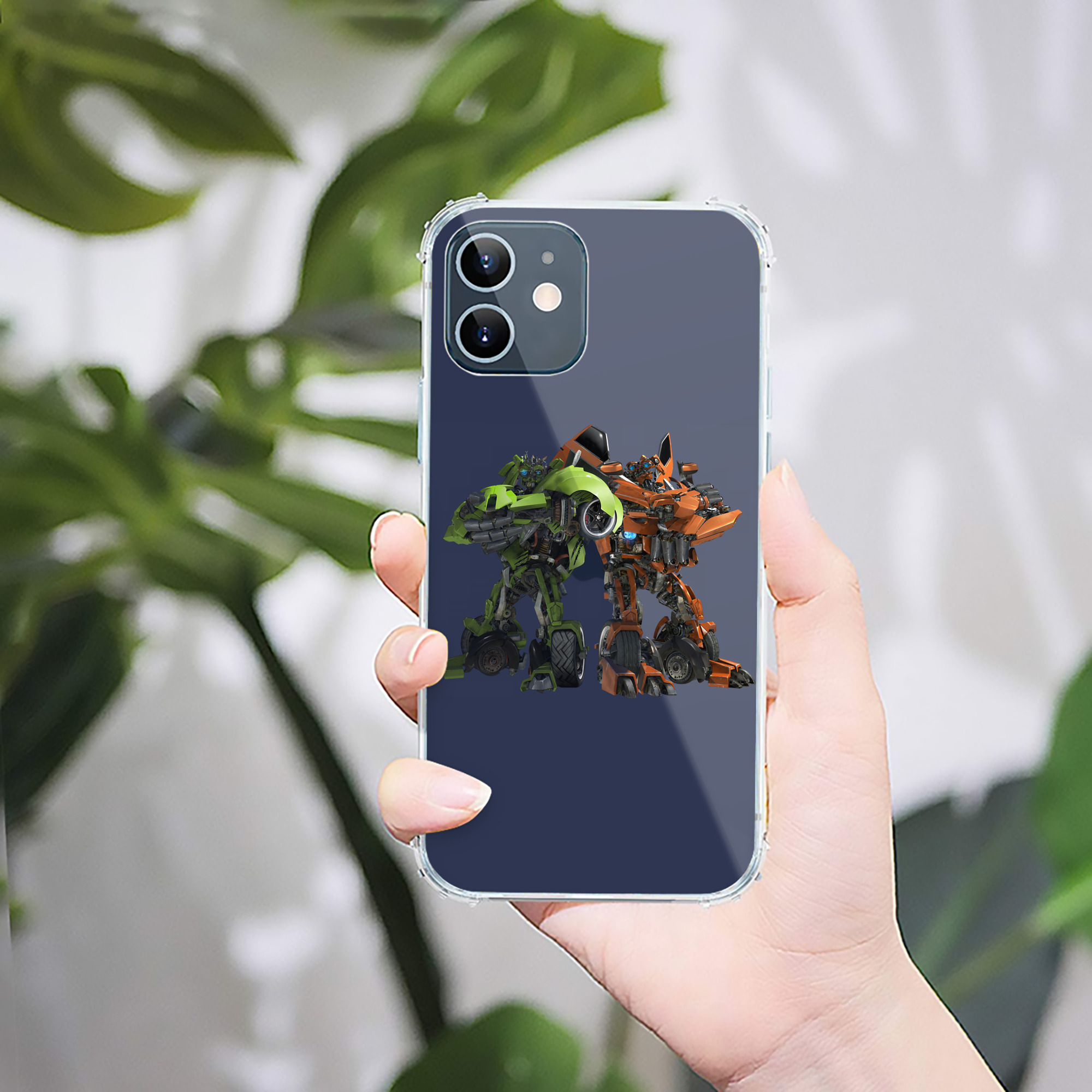 （画像用） Transformers トランスフォーマー 【iPhone 12シリーズ対応】透明スマホケース（クリアソフトケース）